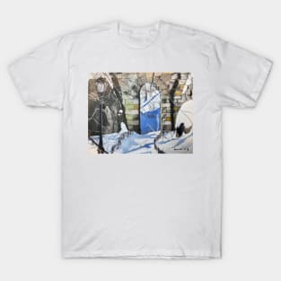 Snowy Arch in Central Park T-Shirt